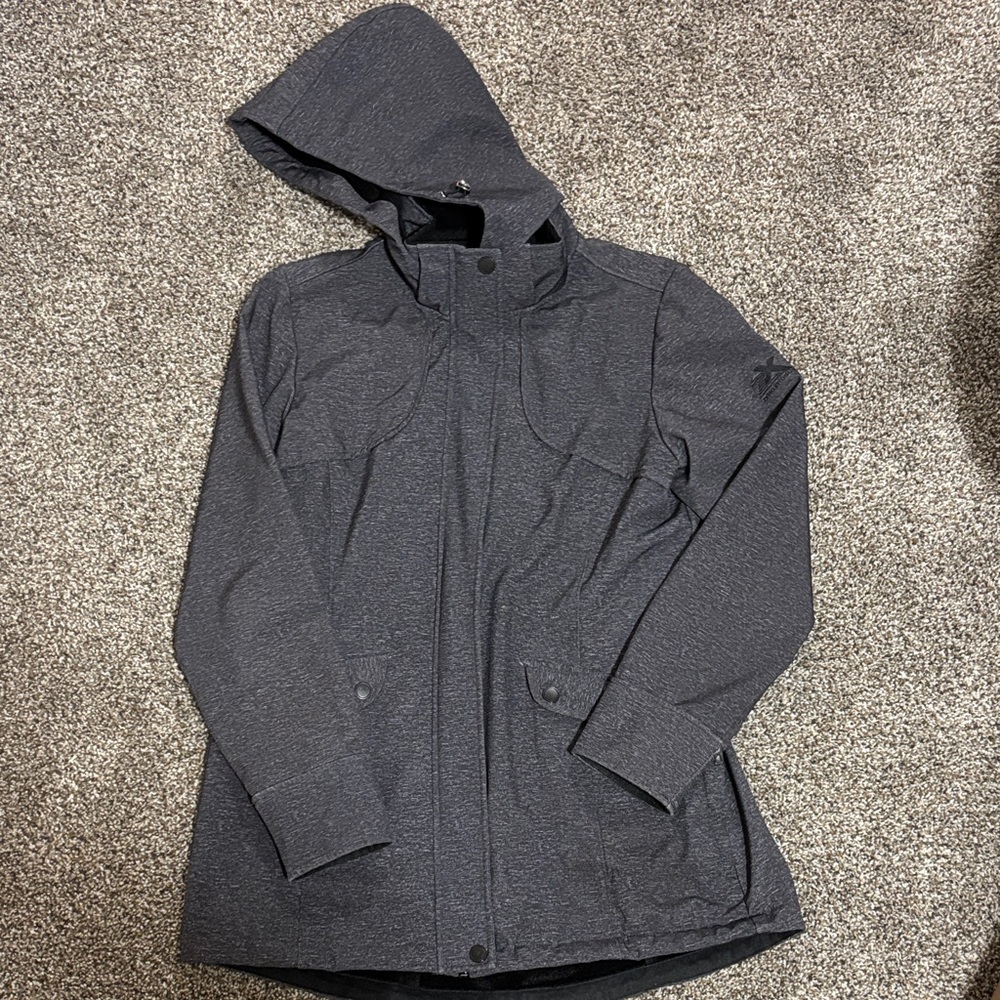 Men's Gray Hooded Jacket